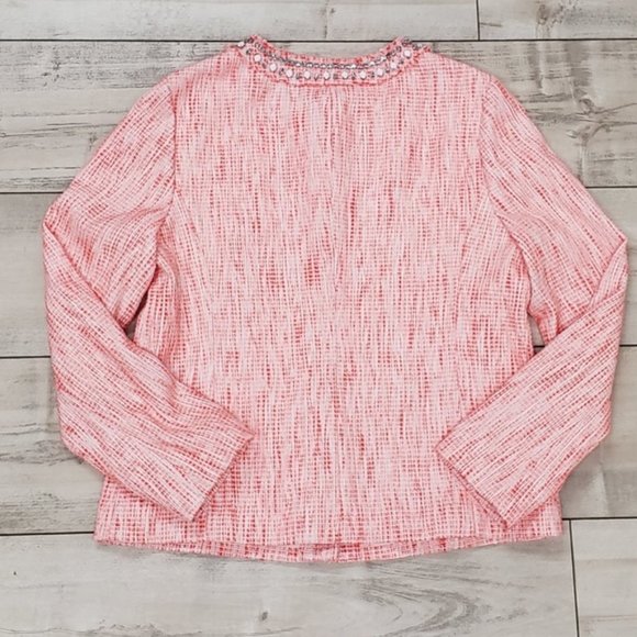 NYDJ Rhinestone Tweed Jacket NWT - Picture 6 of 6